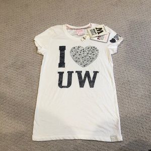 UW t-shirt with sparkle details